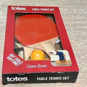 NIB Totes Tennis table game set
